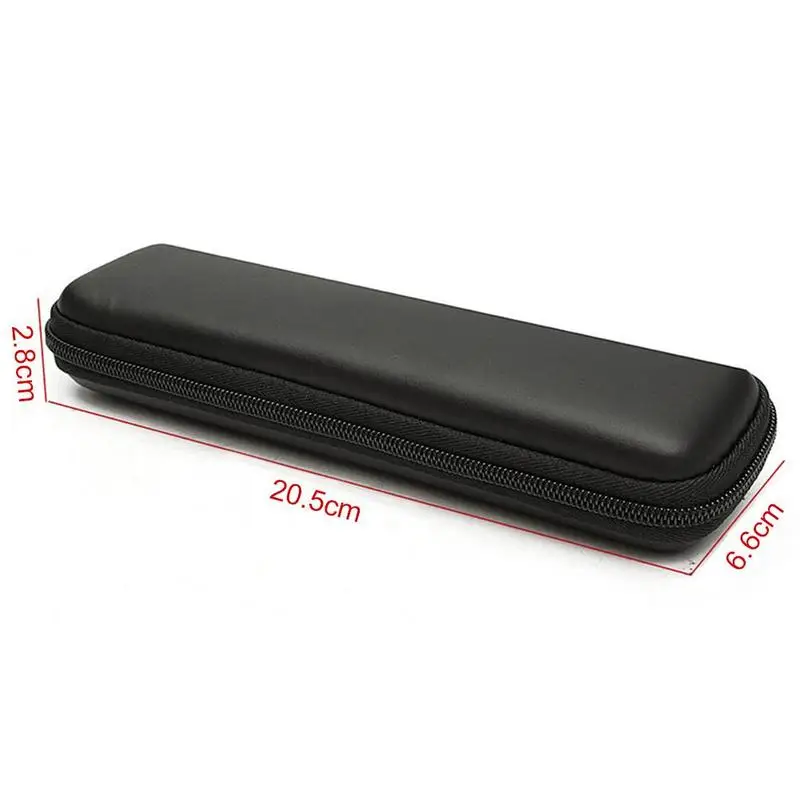 Portable EVA Black Hard Shell Pencil Case Protective Storage Pencil Case Carrying Pen Box For Pen Earphone Organize Pen Case