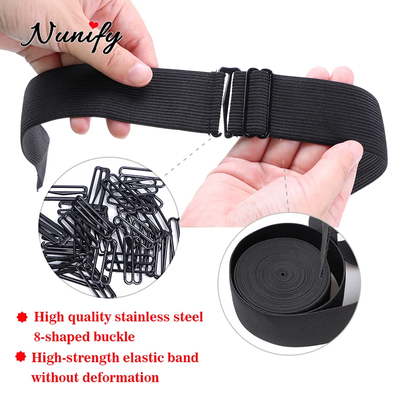 Nunify Adjustable Elastic Bands for Wigs