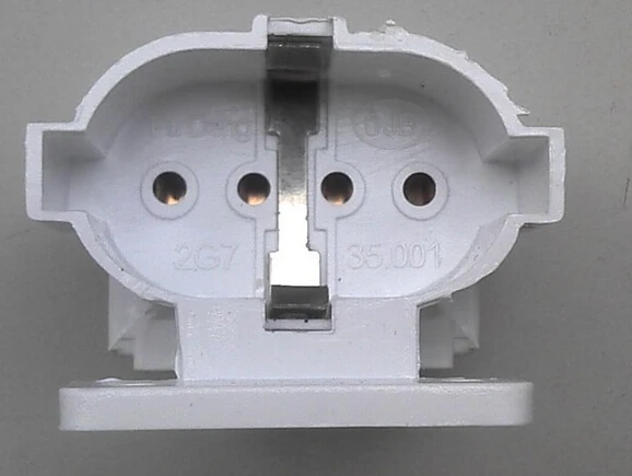 2pcs 2G7 lamp holder, fire lamp holder, H tube lamp holder, plug-in tube lamp holder