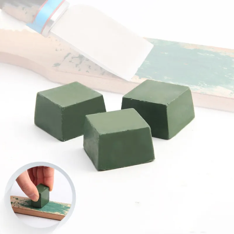 1Pcs Green Polishing Paste Alumina Fine Abrasive Green Buff Polishing Compound Metal Jewelry Polishing Compound Abrasive Paste