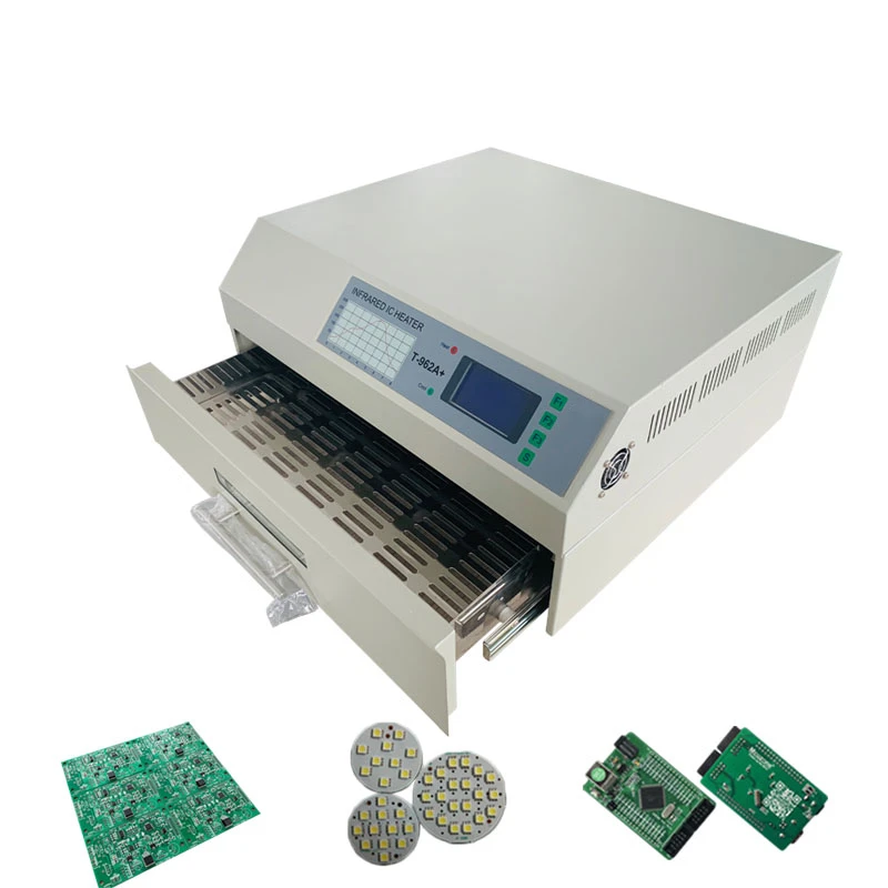 T962A+ SMT Reflow Oven Large Soldering Welding Machine for Chip Infrared IC Heater Available to Connect PC