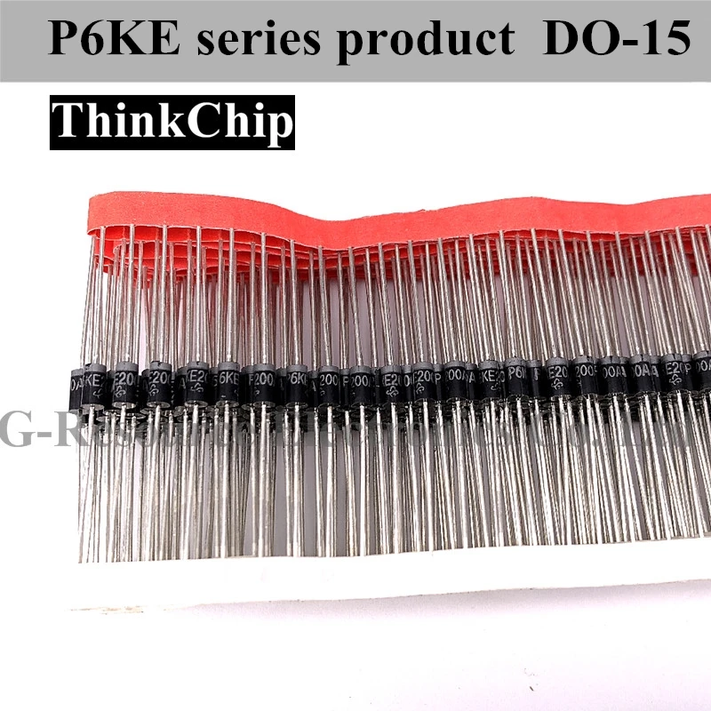 (20PCS) TVS Diode P6KE DO-15 P6KE100A P6KE150A P6KE160A P6KE180A P6KE200A P6KE220A P6KE250A P6KE300A P6KE350A P6KE400A P6KE440A