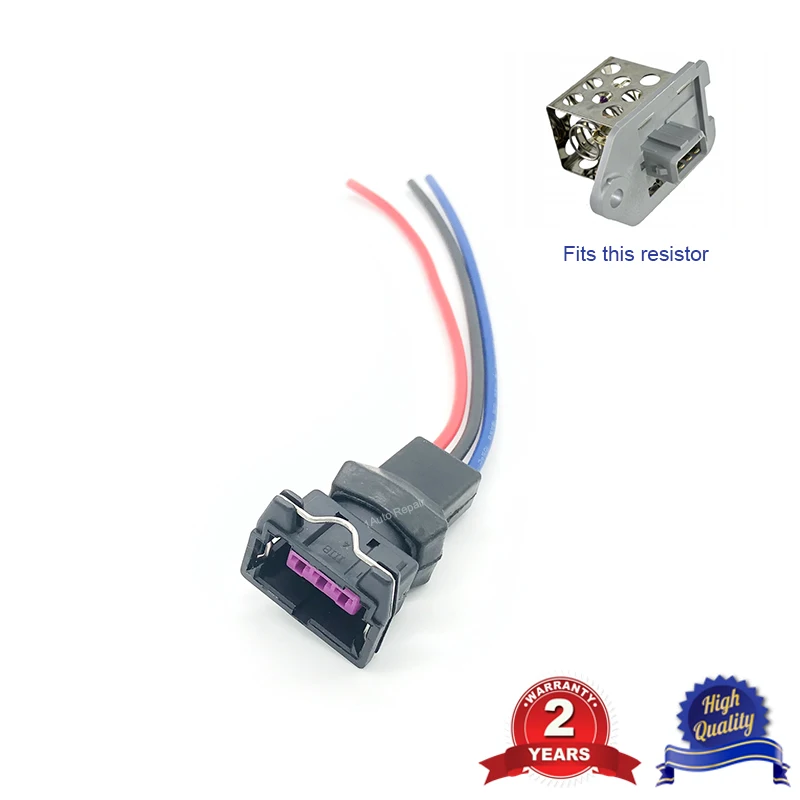 Wiring Harness Cable Connector for Heater Blower Fan Resistor For Peugeot 406 607 807 Partner 1267A9