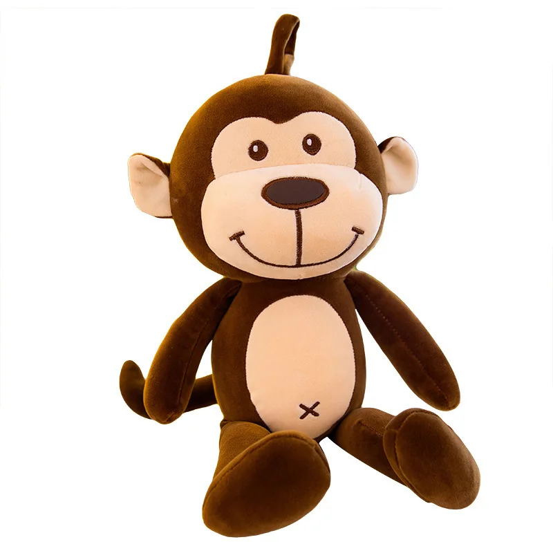 30-70cm bonito macaco boneca brinquedo de pelúcia macio travesseiro macaco pelúcia animal de pelúcia criança menino namorada presente wj124