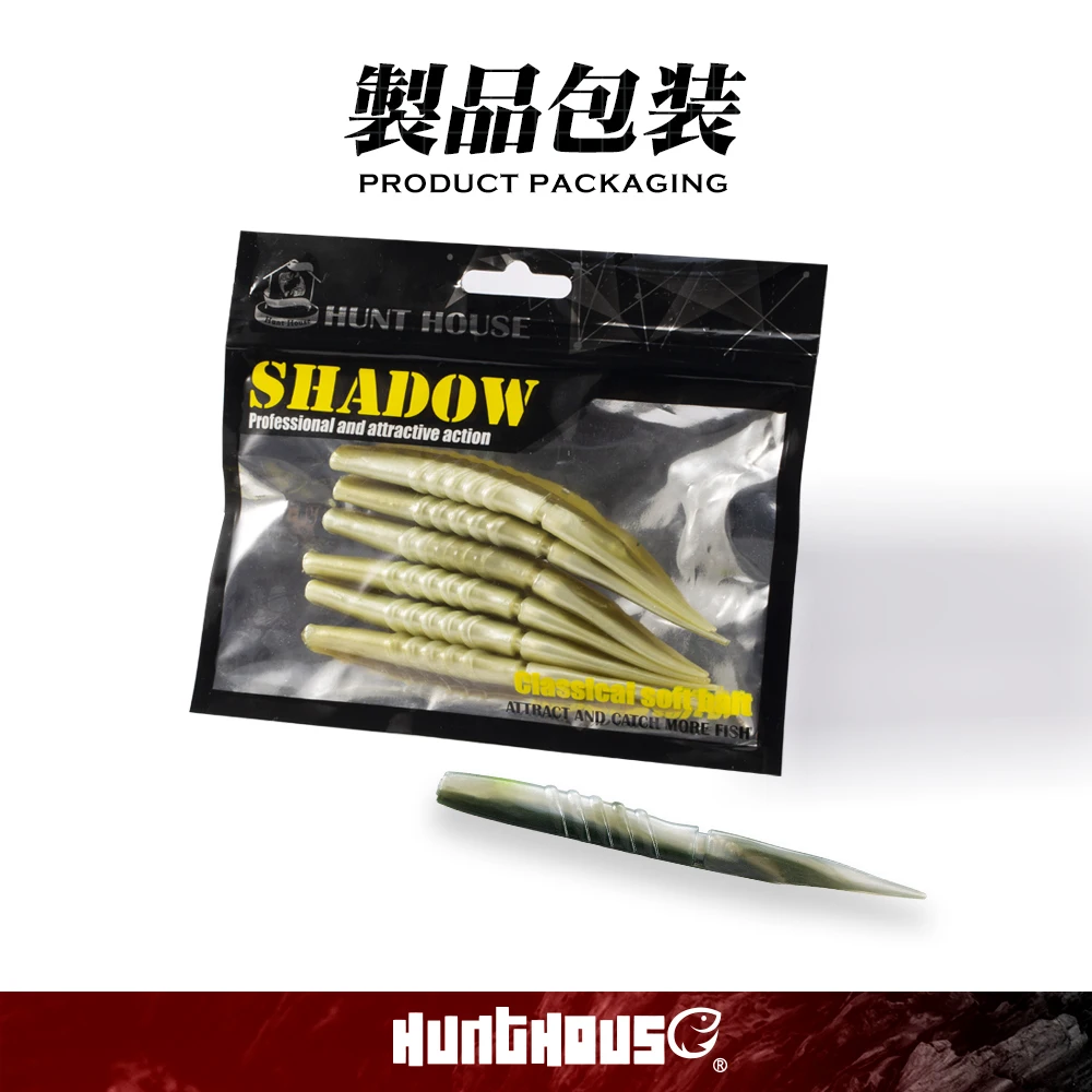 Hunthouse Rattlesnake Soft Lure With Rattles 110mm/5.3g 150mm/14g PVC Materal Lerrue For Fishing Pike Bass Silicone Lure Fish