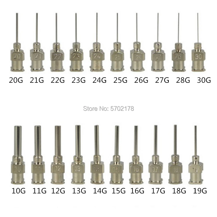 12 stücke Präzision abgabe nadel gesamtlänge 25mm edelstahl abgabe nadel 1/2 \