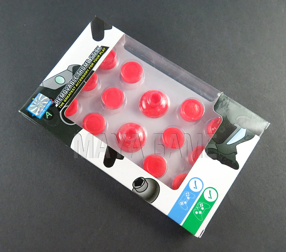 1 комплект, колпачки для джойстика для контроллера PS4, черная упаковка для аналогового джойстика XBOX ONE, колпачки 8/14 в 1