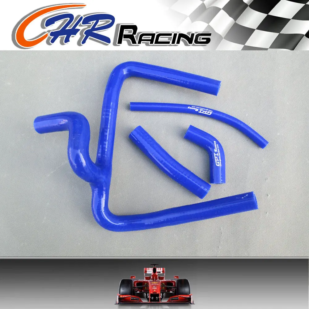 FOR Honda CR250 CR250R silicone radiator Y hose 2002-2008 2003 2004 2005 06 BLUE