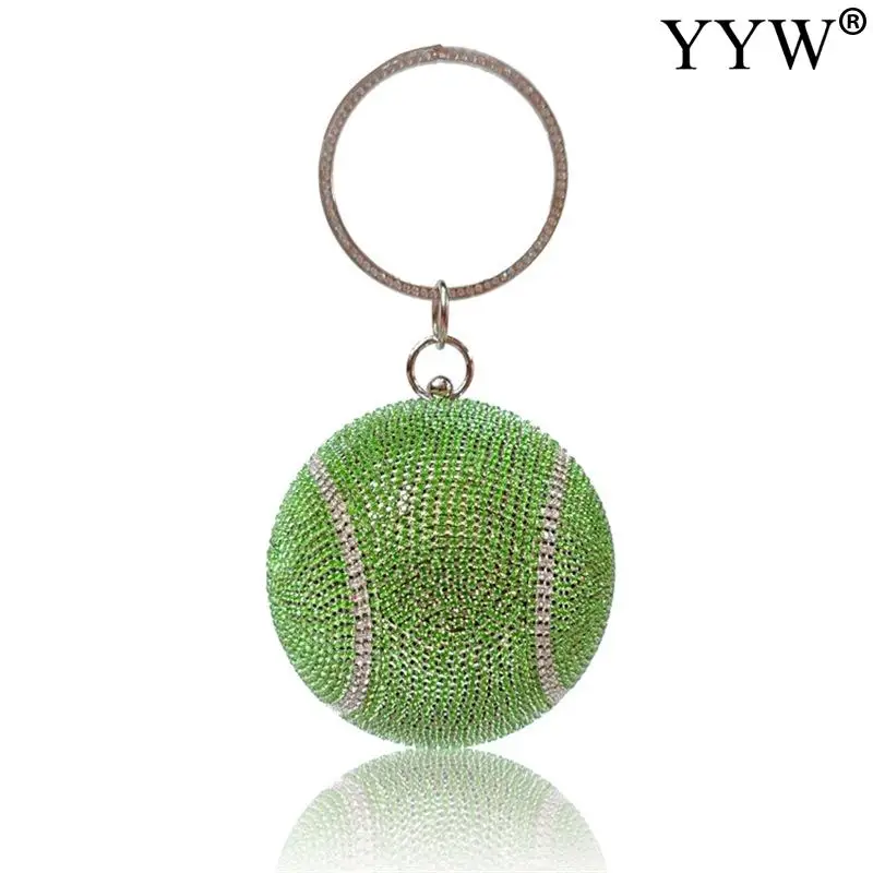 New Fashion Clutch Bag Basketball Round Design For Women Ladies Wedding Party Handbag 2021 Small Wallet Clutch Purse Handbag