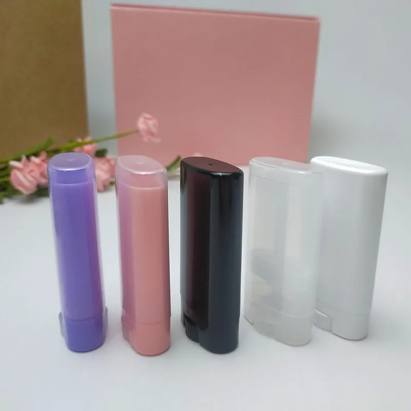 Wholesale15g  PP Llip Balm Tube Container Flat Tube Comfrey Cream Deodorant Cream Antiperspirant Hand Soap Empty Container