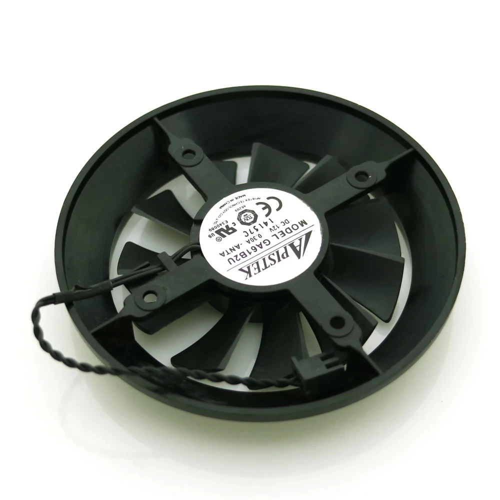 GA61B2U-ANTA DC12V 0.30A 2wire 2pin 78mm 34*34*34*34mm For NVIDIA GT640 Graphics / Video Card Cooler Cooling Fan