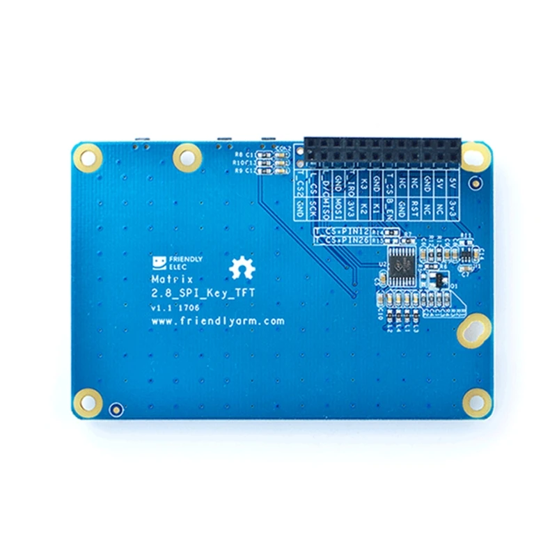 2.8 inch resistive touch screen SPI interface supports NanoPi NEO/NEO2/Core development board resolution 240x320