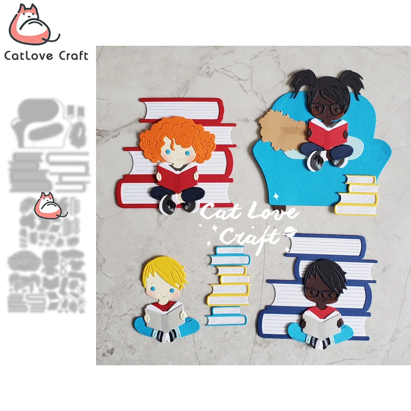 Reading on the sofa Series Metal Cutting Dies Scrapbooking Stencil Die Cuts Card Making DIY Craft Embossing New Dies For 2021