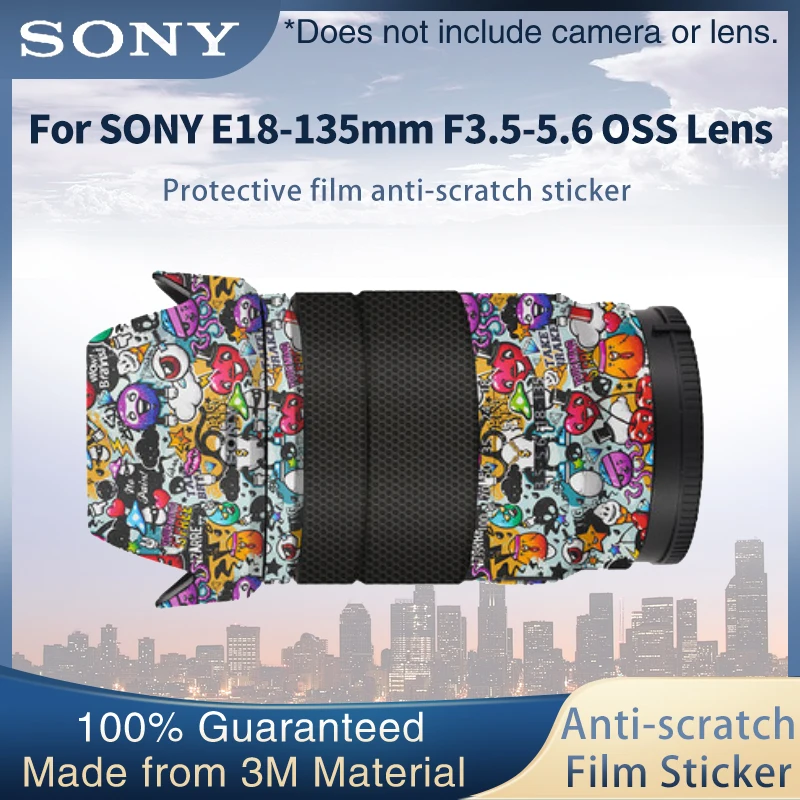 

Lens protective film For SONY E18-135mm F3.5-5.6 OSS Lens Skin Decal Sticker Wrap Film Anti-scratch Protector Case