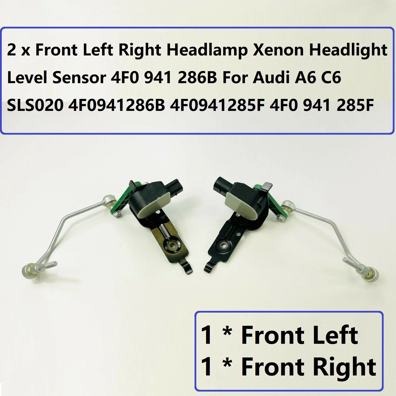Sensor atau konektor tuas lampu depan kiri & kanan untuk Audi A6 SLS020 Sensor 44f0 941 285F 4F0 941 286B