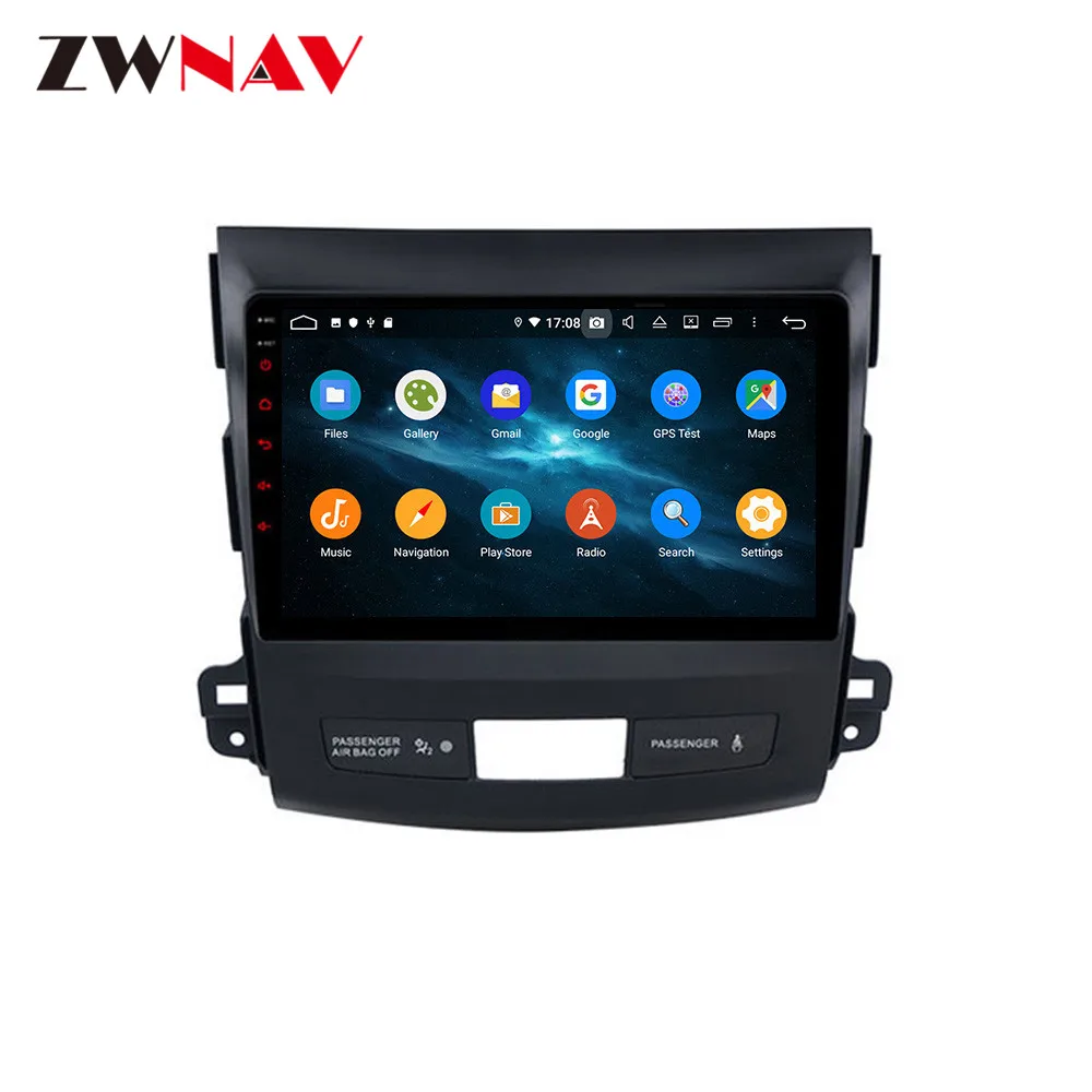 Android 10 4+128G PX6 DSP Carplay Radio Car DVD Player GPS navigation For Mitsubishi Outlander 2006-2012 Head Unit Multimedia