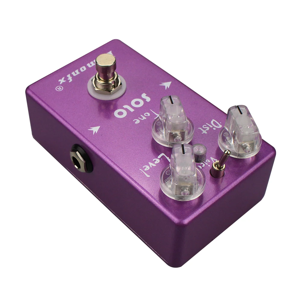 Demonfx pedal de distorção solo de alta qualidade para guitarra elétrica pedal com true bypass pedal efeito guitarra