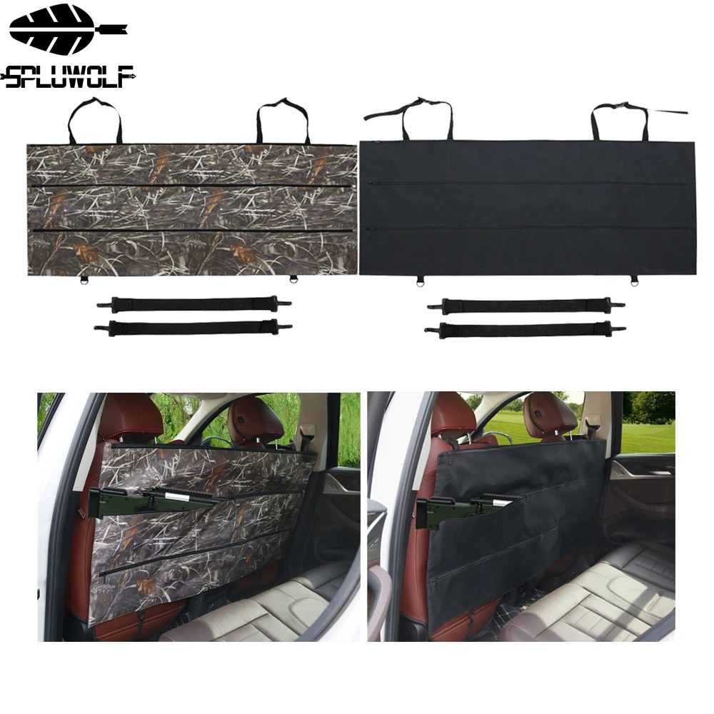 Waterproof  Fabric Car Back Seat Shotgun Storage Hunting Sling Bags Rifle Gun Rack Case Storage Organizer