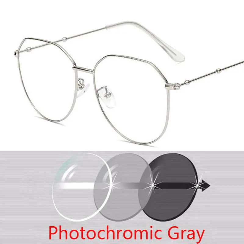 Metal Irregular Polygon Reading Eyeglasses Women Men Prescription Spectacles Eyewear +0.5 +0.75 +1 +1.25 +1.5 +2 +2.5 +3 +3.5 +4