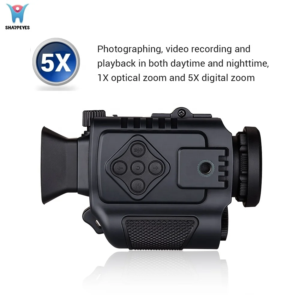 Hunting Optical Instruments Digital Night Vision Binoculars with Head-mountable IR Version Binocular Camera