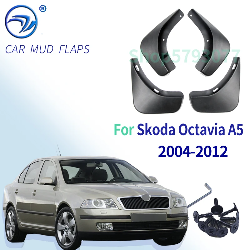 Car Mud Flap Front Rear Fender Splash Guards Mud Flaps Mudguards For Skoda Octavia 2 A5 Sedan Combo 2004-2012 Accessories