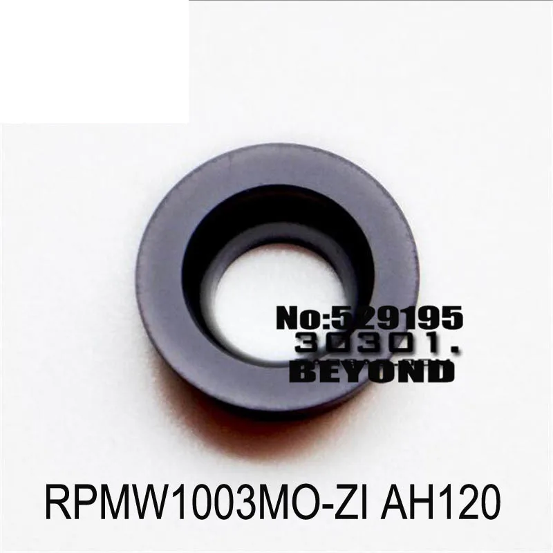 Original RPMT RPMT10T3 RPMW1003 RPMT10T3MO-M01 RPMW1003MO-ZI AH120 Carbide Insert R5 Turning Lathe Cutter Tools