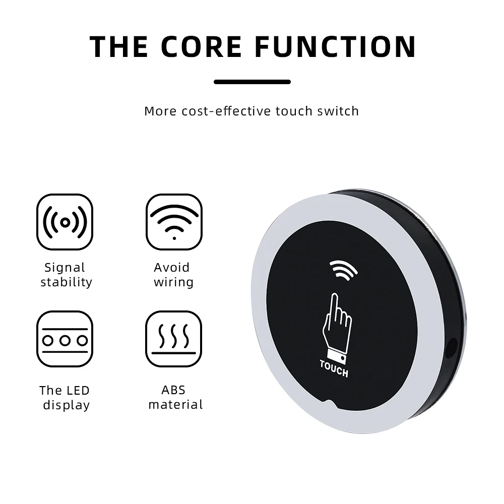 2,4G Wireless Touch Sensing Tür Öffnungs Automatische Tür Schiebetür Exit-Button Türöffner Access Control System
