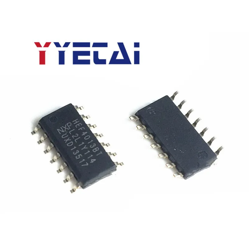 TAI 10PCS New HEF4013BT Original Import Patch SOP14 Double D Trigger Chip