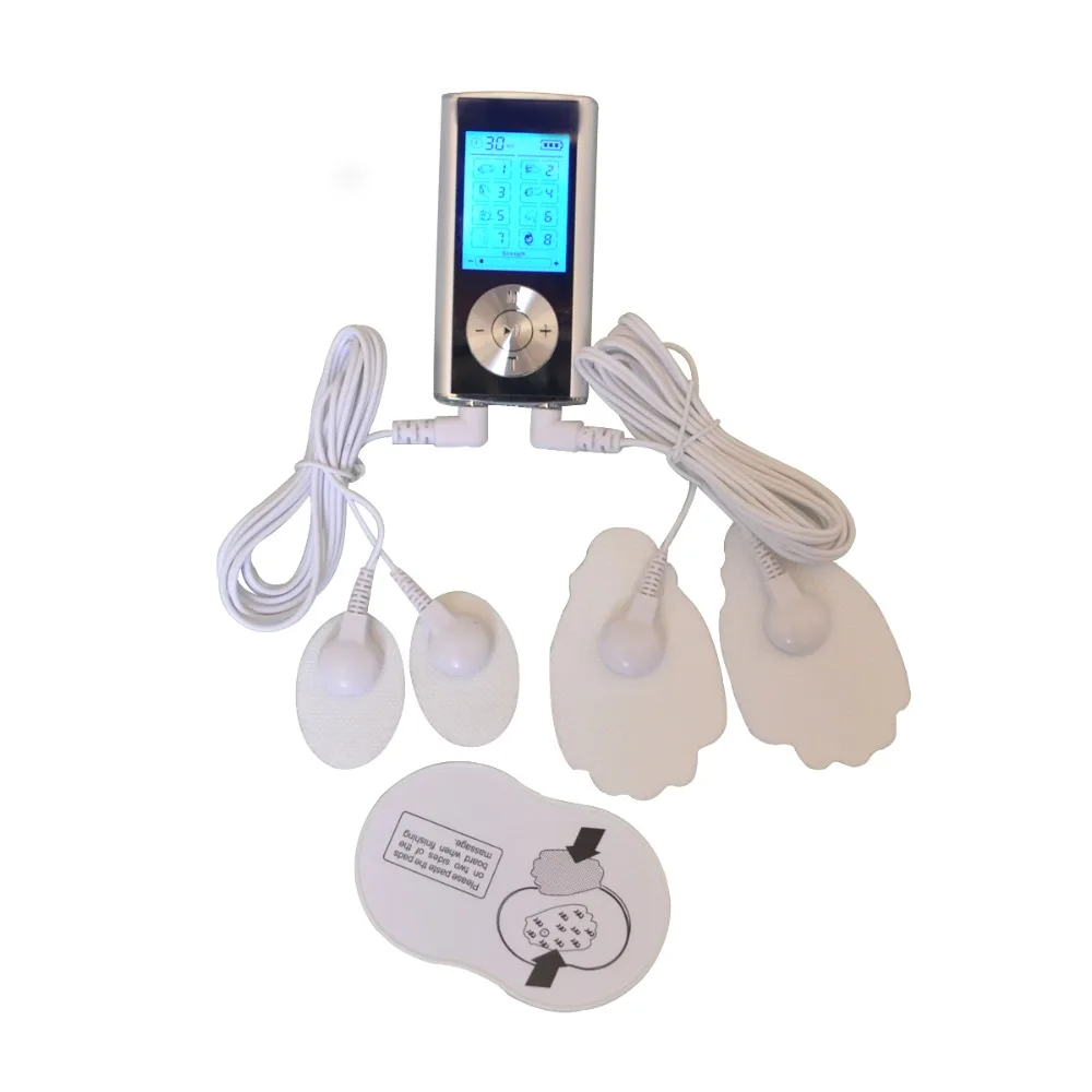 Dual Channel Full Body Massage And Relaxation Machine Tens/EMS Fitness Device Electrical Stimulator With Conductive Glove