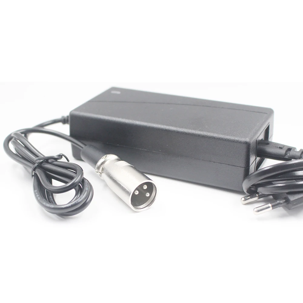 

29.4V 2A 29.4V2A Charger For 24V 18650 7 Series Lithium Battery Pack With 3-Pin XLR Socket connector EU US AU UK