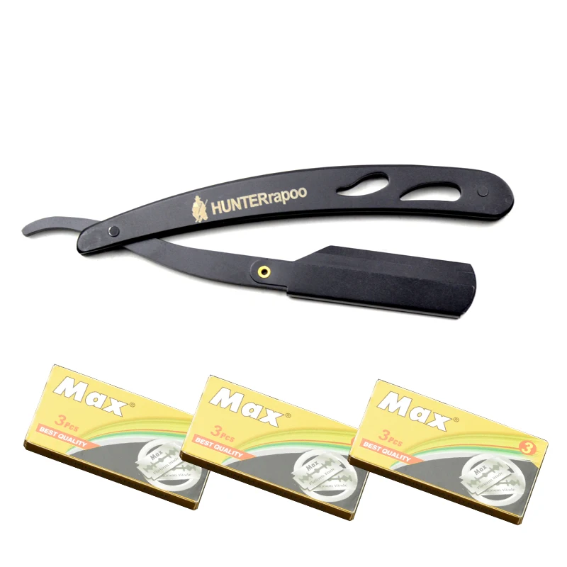 30% Off Manuelle Gerade Barber Edge Rasierer Bart Gesicht Haar Entferner Folding Rasieren Messer Mit Edelstahl Friseur Gerät