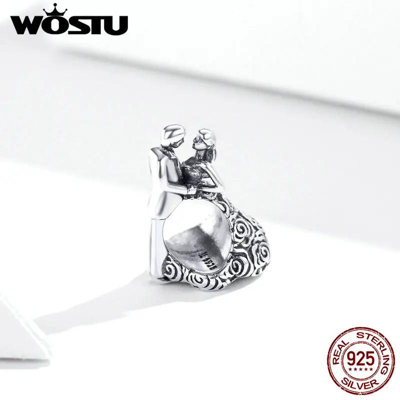 

WOSTU 2020 New Original Wedding Bead fit charms silver 925 beads Bracelet for women diy fashion jewelry make