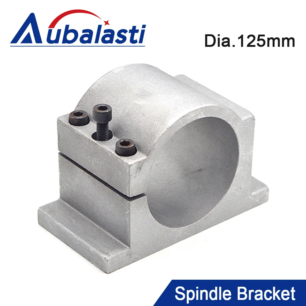 Aubalasti 125mm Spindle Motor Bracket Seat Clamp Motor Holder Spindle Fixture use for CNC Spindle Motor 125mm 5.5kw 7.5kw 11kw