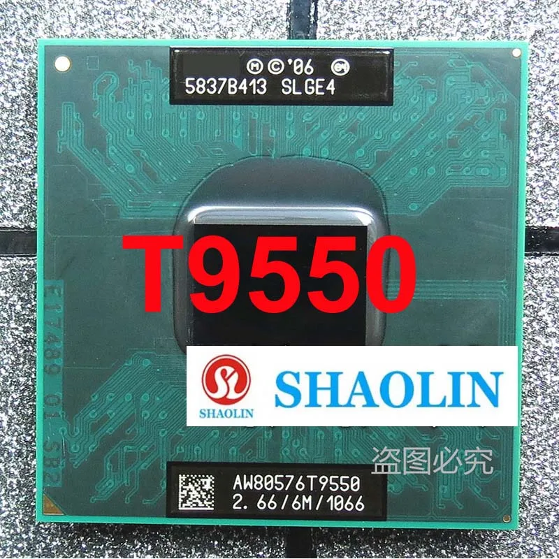 T9600 T9400 T9550 T9800 T9900 CPU Original เส้าหลินรุ่นอย่างเป็นทางการ