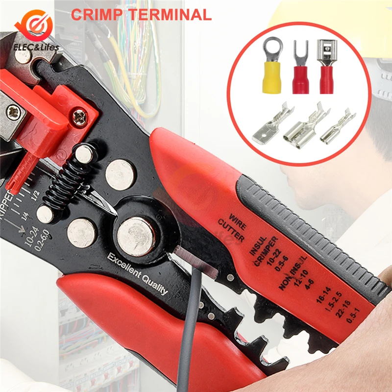 Wire Stripper Tools Multitool Pliers YEFYM YE-1 Automatic Stripping Cutter Cable Wire Crimping Electrician Repair Tools