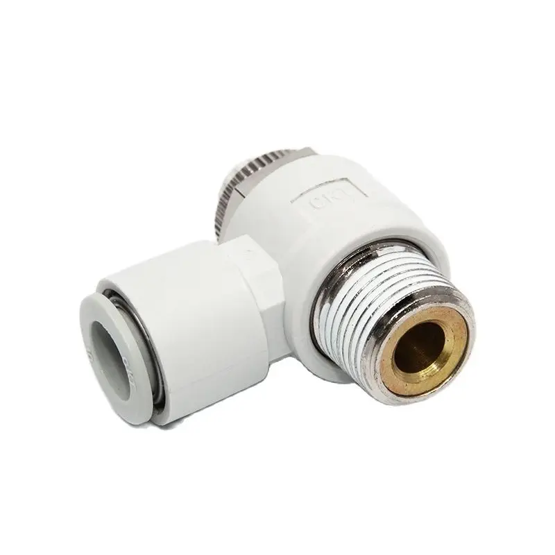 10pcs/lot AS1201F/AS2201F/M3/M5/01/02-03/04/06 Speed Control Throttle Valve Flow Control Cylinder Connector SMC type