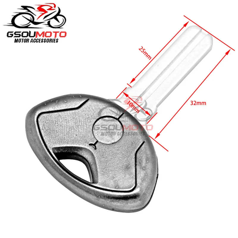 Motorcycle  Uncut Blade Blank Key For BMW S1000RR K1300S K1300R K1200R K1200S R1200RT R1200GS K1600 GT/GTL F650 F800