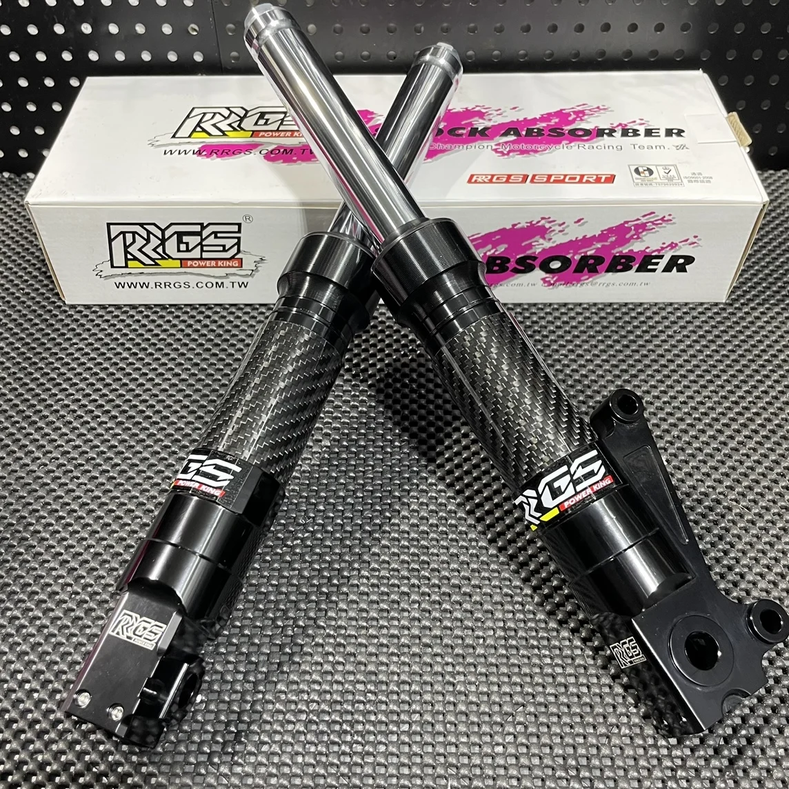 Shock Absorbers 340mm For DIO50 JISO RRGS Carbon Front Forks