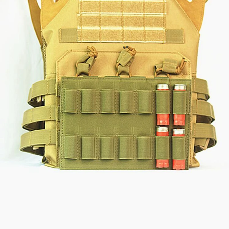 Tactical 14 Round Shotgun Shell Ammo Pouch For Hunting shooting Accessories Magazine Holder Bag Camping tourism