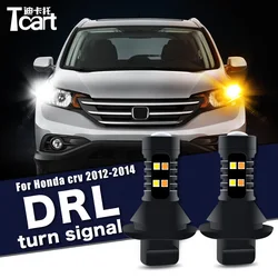 자동차 액세서리 Honda CRV CR-V 4th 2012 2013 2014 Led Daytime Running Light Turn Drl 2in1