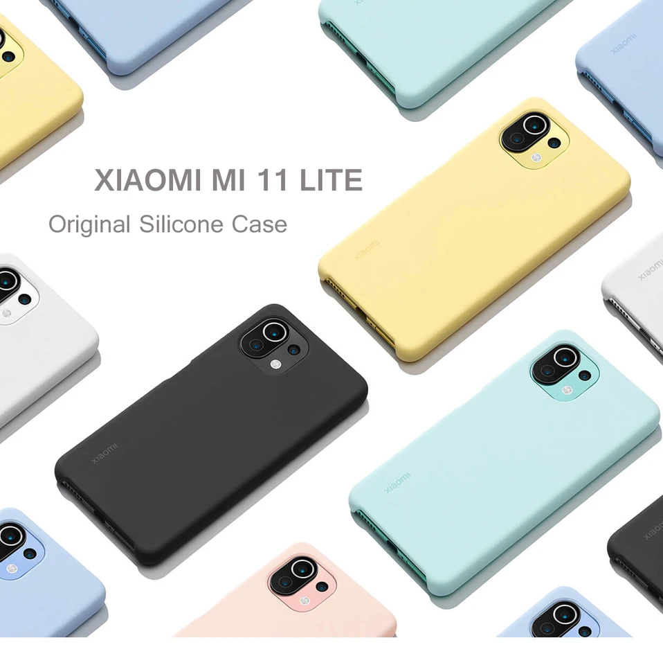 Original Silicone Case for Xiaomi 11 Lite / 11lite NE 5G Skin