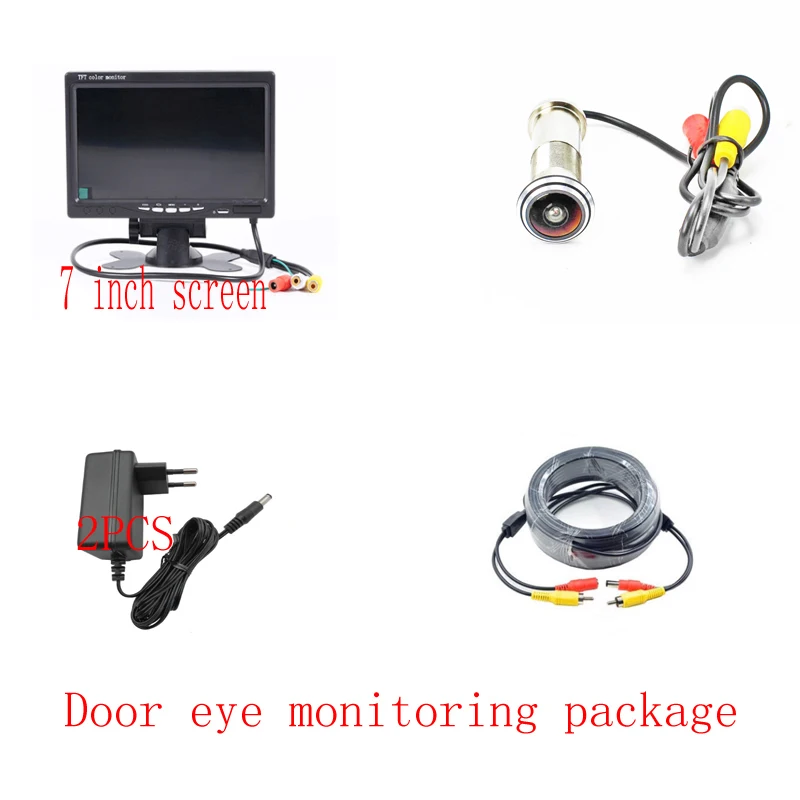 

Mini Home Video Peephole Door Hole Camera 800TVL HD Door Eye CCTV Wired Security Camera