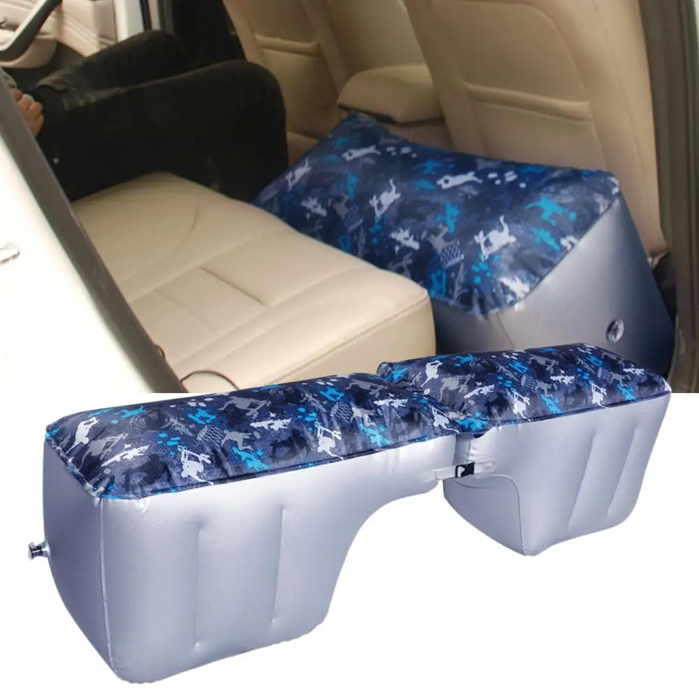 Car Iatable Air Mattress Buckle Design Comfortable Stable Support Foldable Car Mattress Bed Auto Interior Accessories