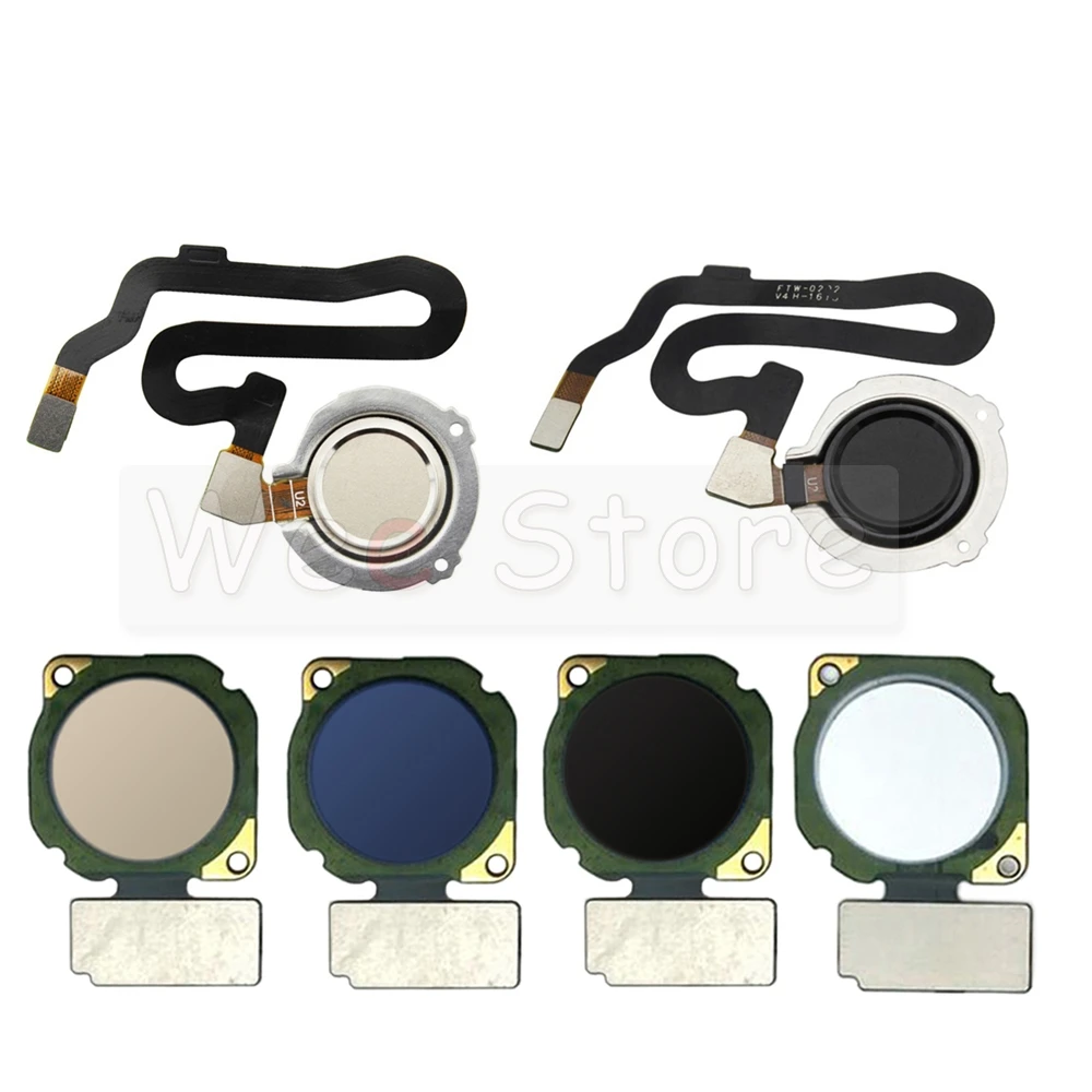 AiinAnt Back Home Button Key Connection Touch ID Fingerprint Sensor Flex Cable For Huawei Honor 8 Lite 8Lite Phone Parts