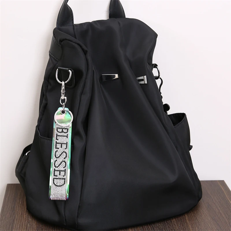 WeSparking Shiny Bling Diamond Wrist Strap Keychain Fashion Bag Outdoors Accessories For Women Teens Free Shipping Item