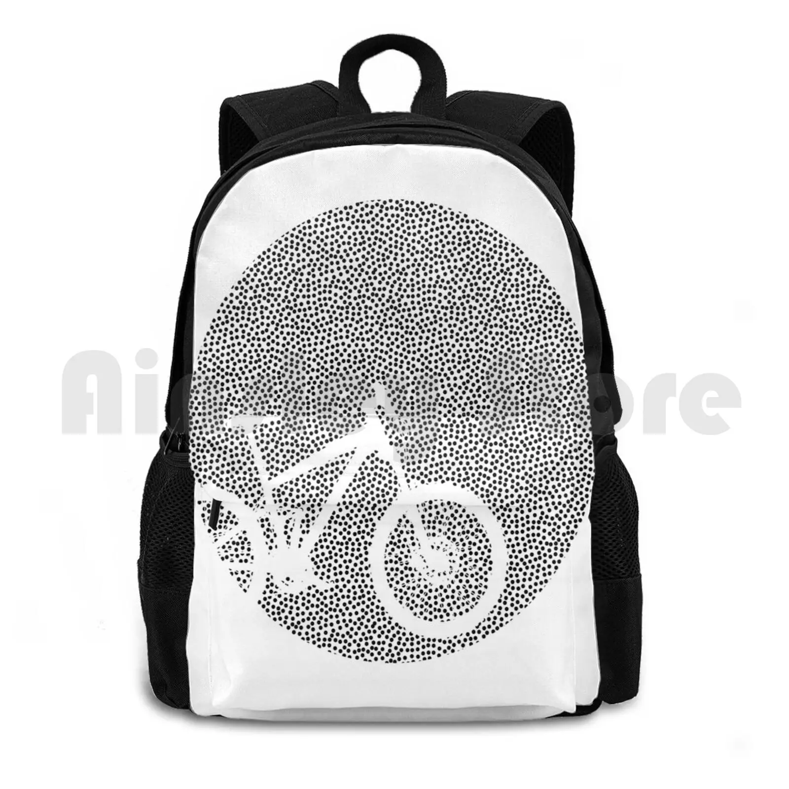 

Speed Bike Dots Outdoor Hiking Backpack Waterproof Camping Travel Speed Bike Speed Metal Biking Cycling Riding Bicycle Wheel