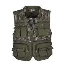 Men's Tactical Mesh Vest with Multiple Pockets #5