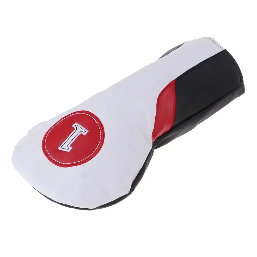 Golf Club Headcover 460cc Driver Wood Head Cover No. 1 3 5 Cue Sleeve Universal Replacement Golf Head Protector Cover