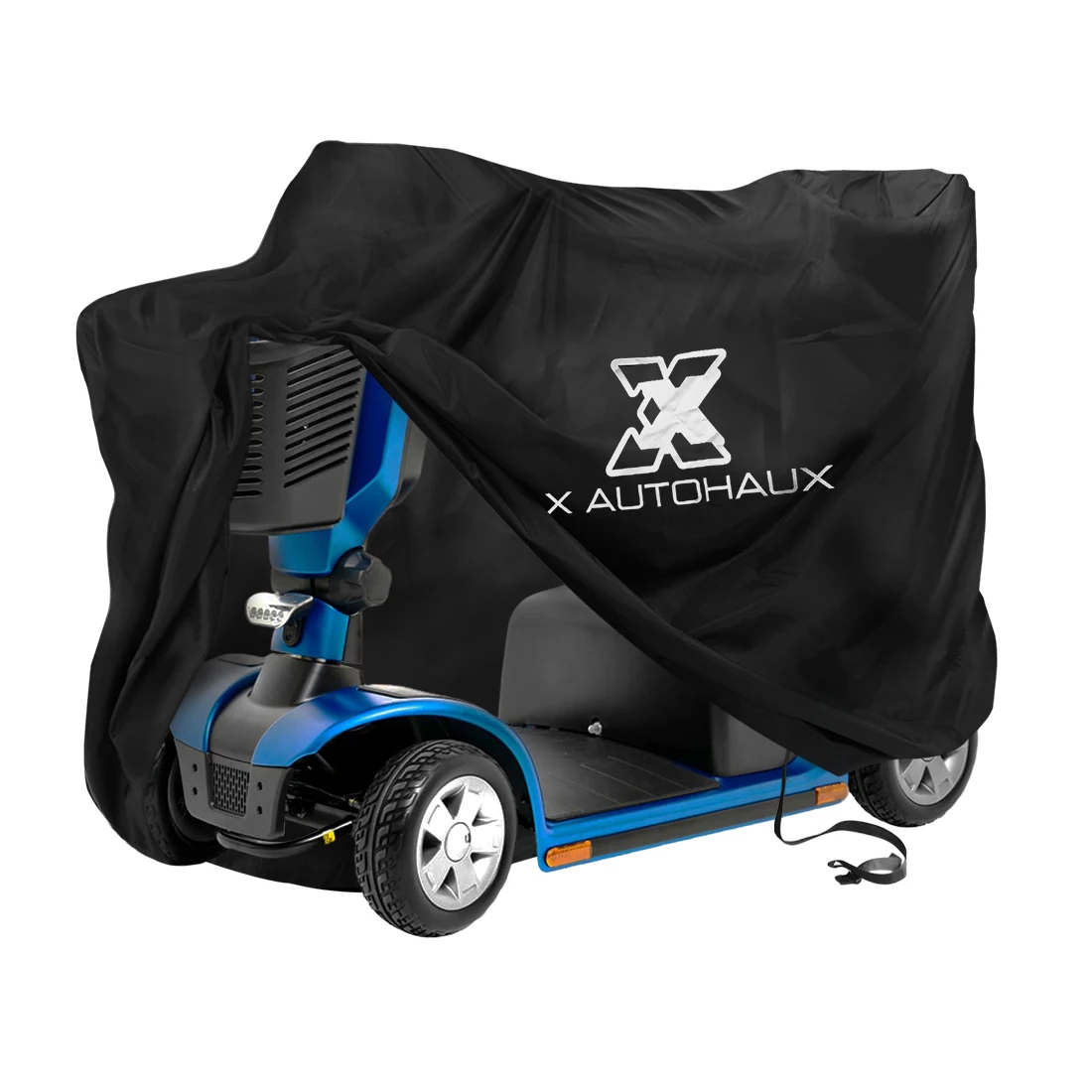 X Autohaux Motorbike Mobility Scooter Cover Waterproof Rain Protection 210D Anti Wear Oxford Wheelchair Scooter Accessories