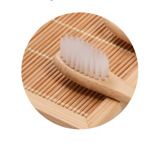 순수 천연 대나무 칫솔 부드러운 머리 친환경 대나무 칫솔 플랫 대나무 칫솔 분해 가능한 포장 세트